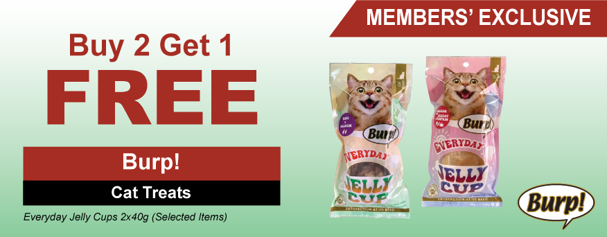 Burp! Cat Treats Promo